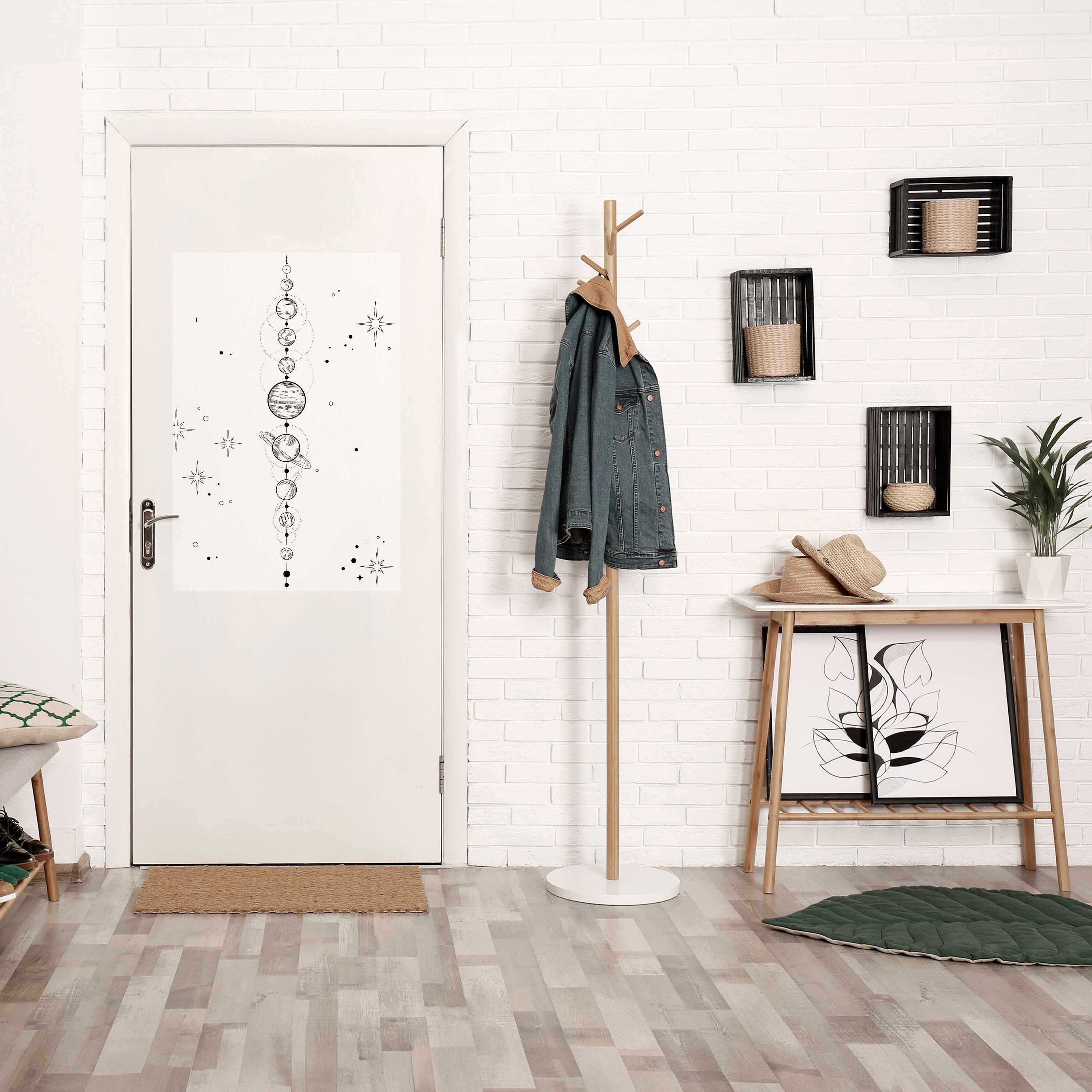 Affiche verticale autocollante GALAXY OUTLINE