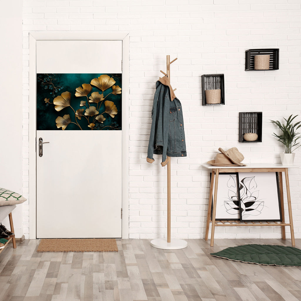 Affiche horizontale autocollante GOLDEN FLORA FANTASY