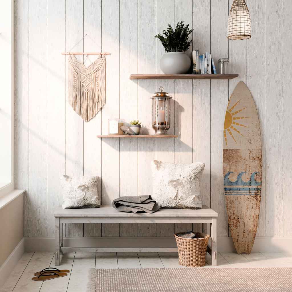 SUN-KISSED WAVES Surfboard Decorative Panel