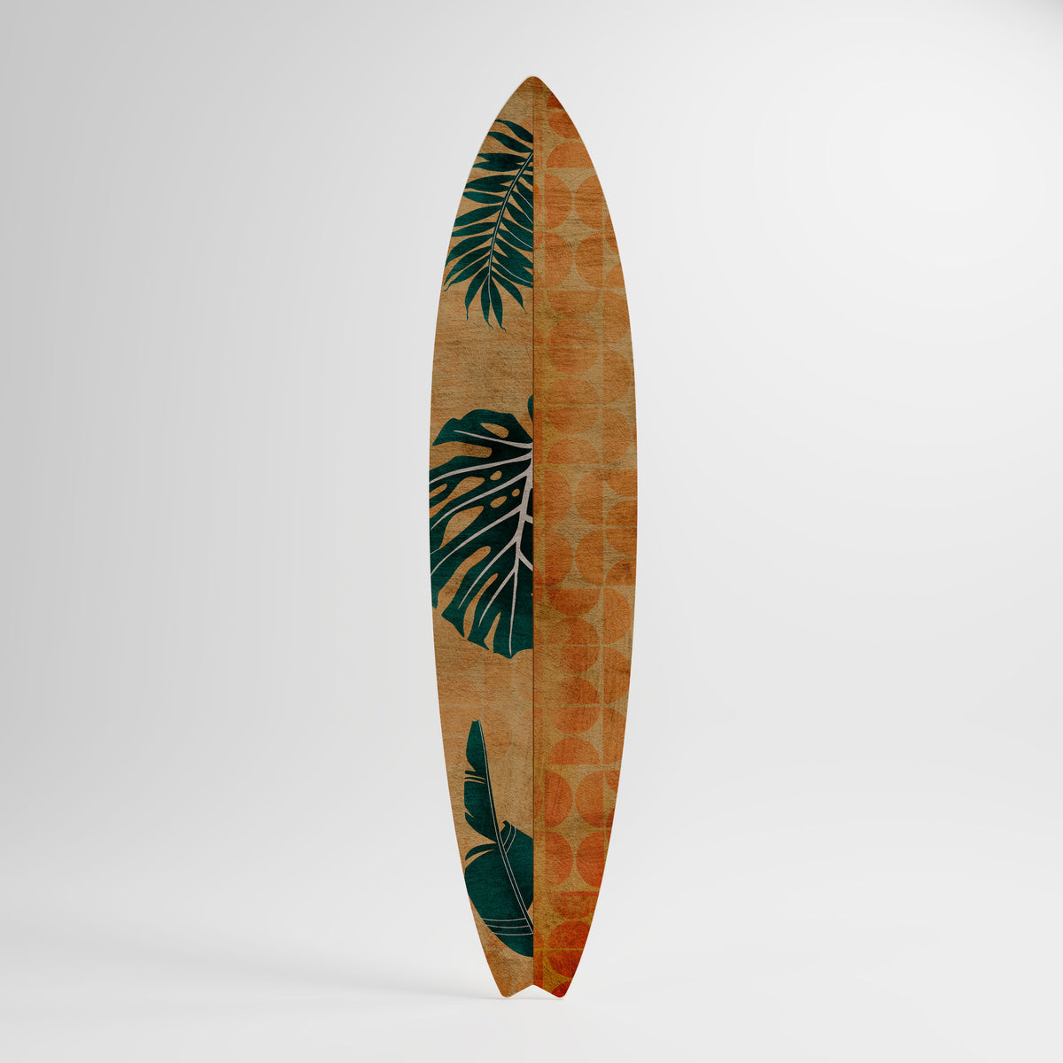 PALM LEAF SURFBOARD Surfboard Decorative Panel