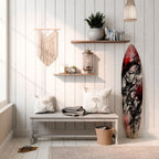 CRIMSON ECHO Surfboard Decorative Panel