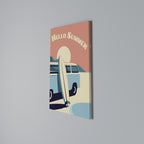 HELLO SUMMER Vertical Canvas Print