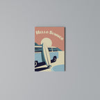 HELLO SUMMER Vertical Canvas Print