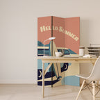 HELLO SUMMER 3-Panel Room Divider