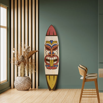 TOTEM TIKI Surfboard Decorative Panel