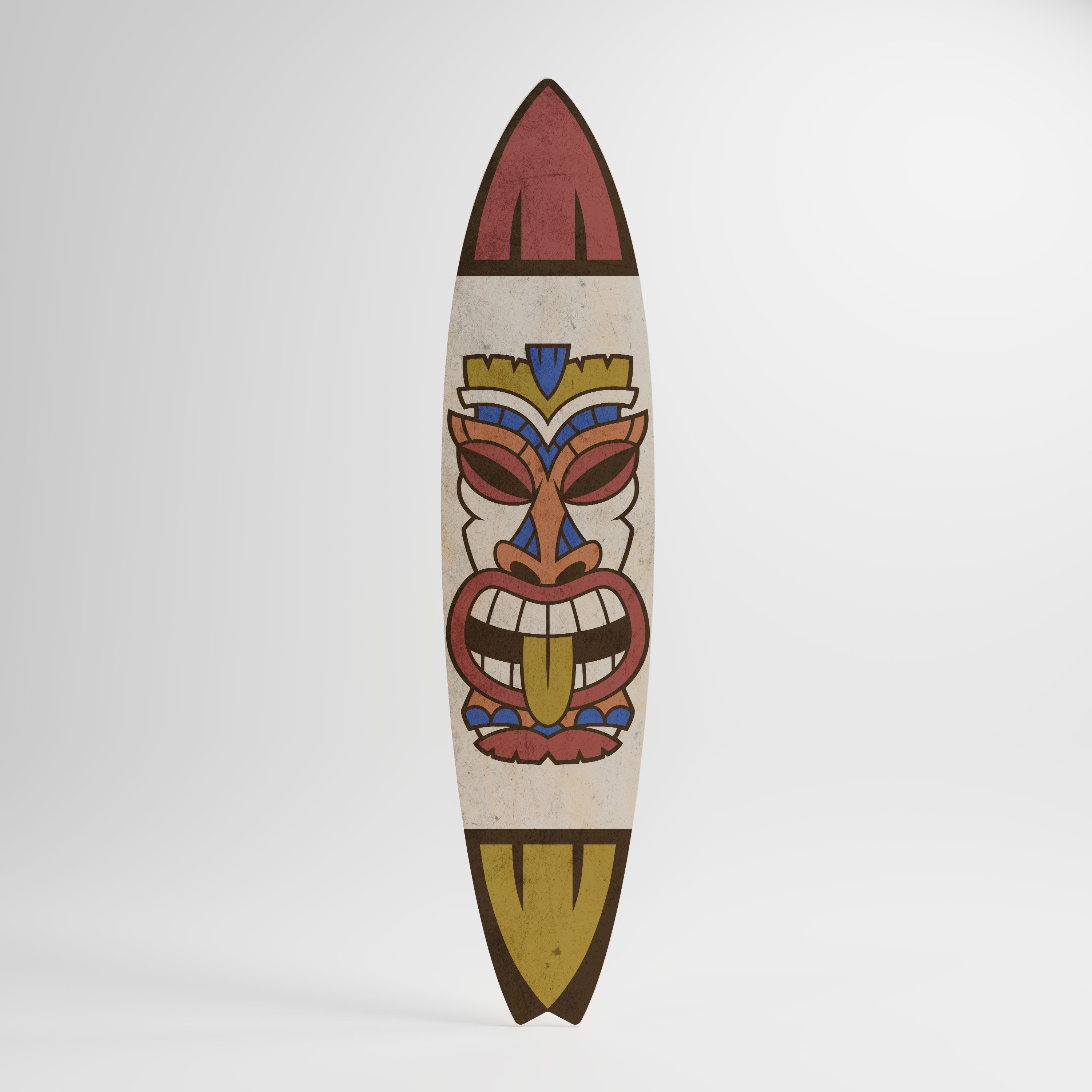 TOTEM TIKI Surfboard Decorative Panel