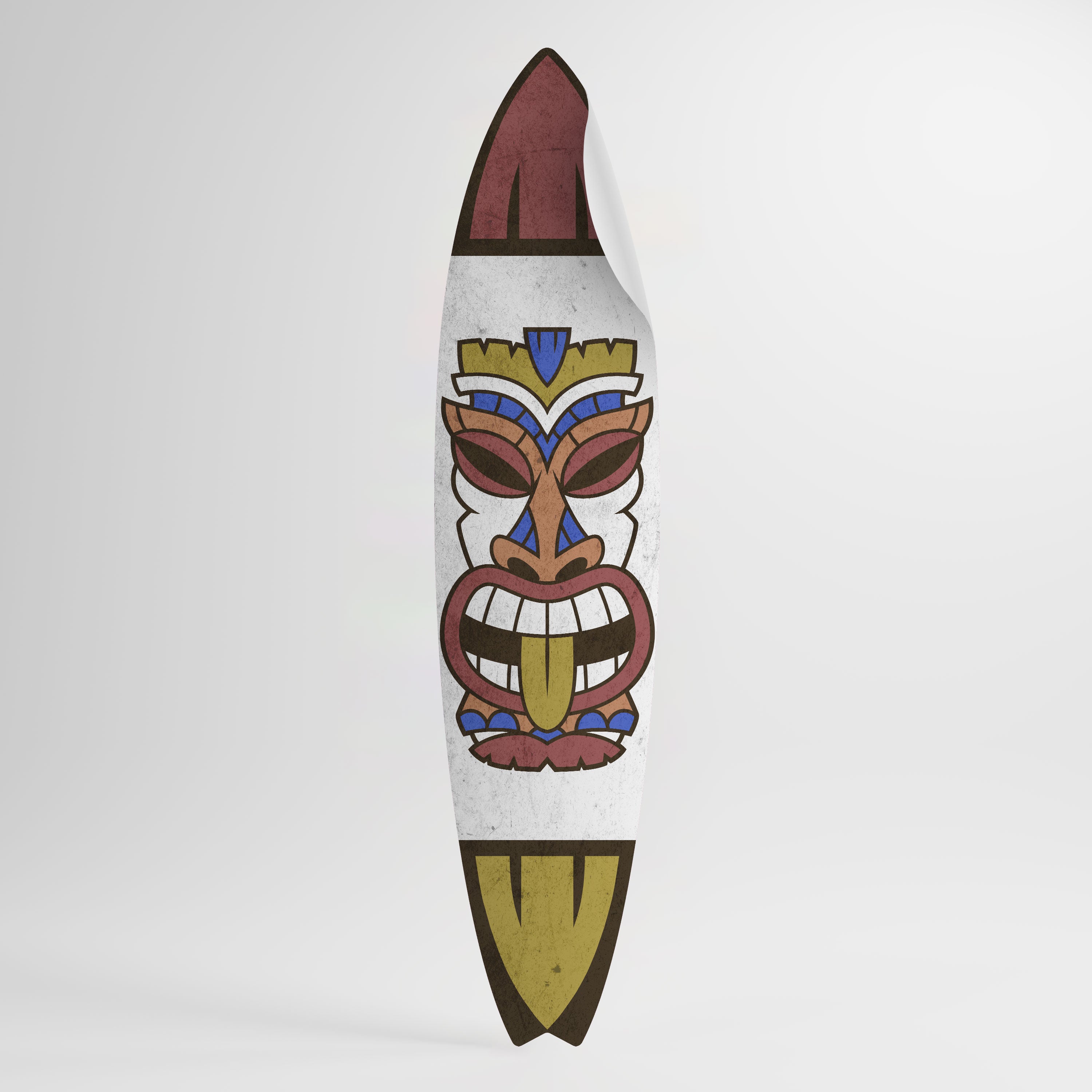 TOTEM TIKI Peel and Stick Surfboard Sticker