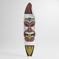 TOTEM TIKI Peel and Stick Surfboard Sticker