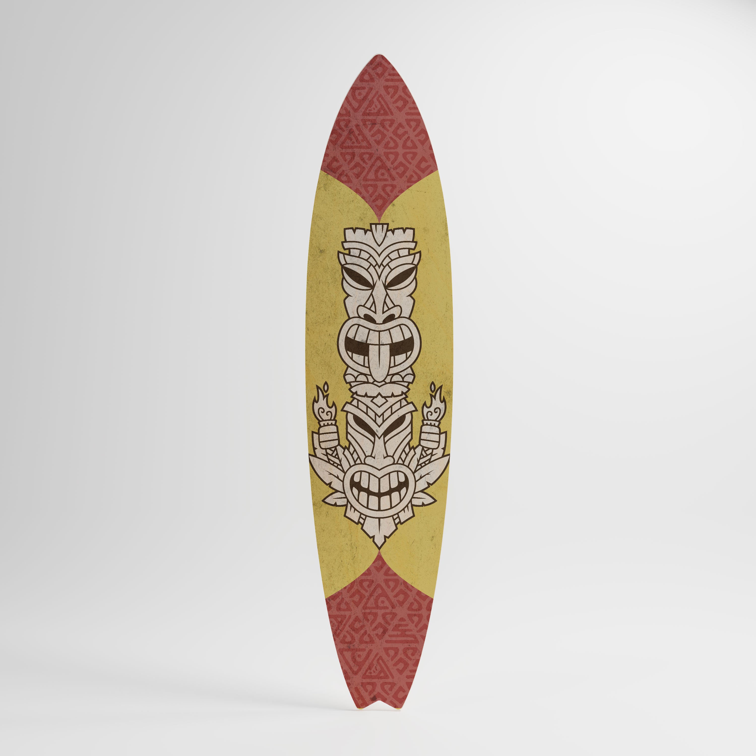 TIKI TOTEM Surfboard Decorative Panel