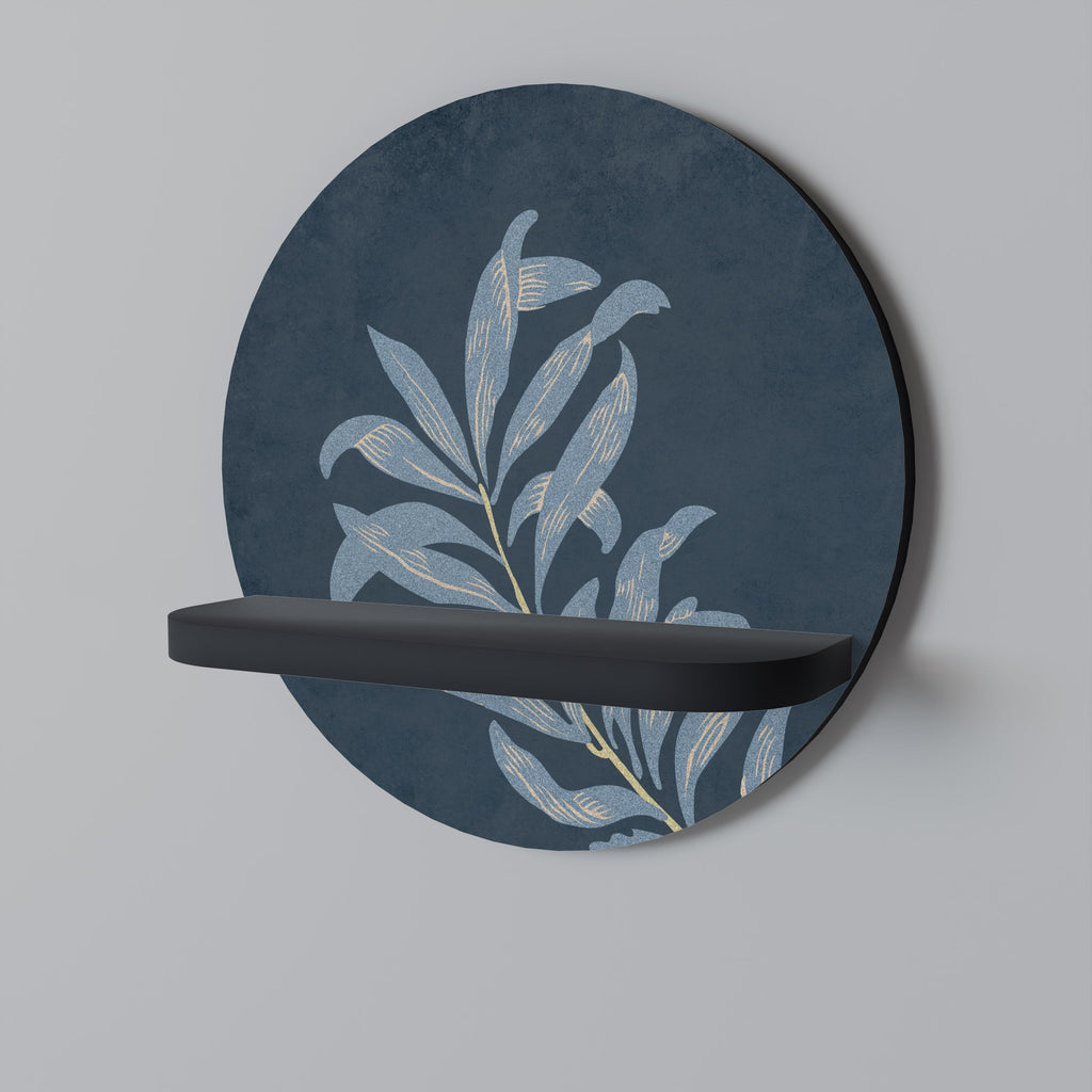 Étagère ronde SHADOW BRANCH en finition noire