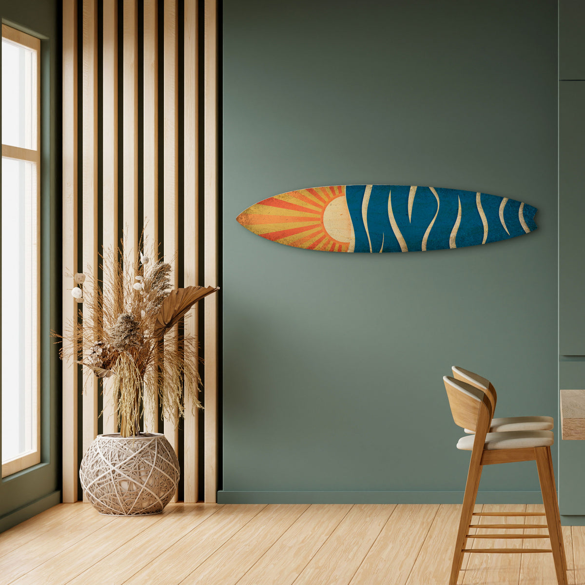 SUNNY SLIDE Surfboard Decorative Panel