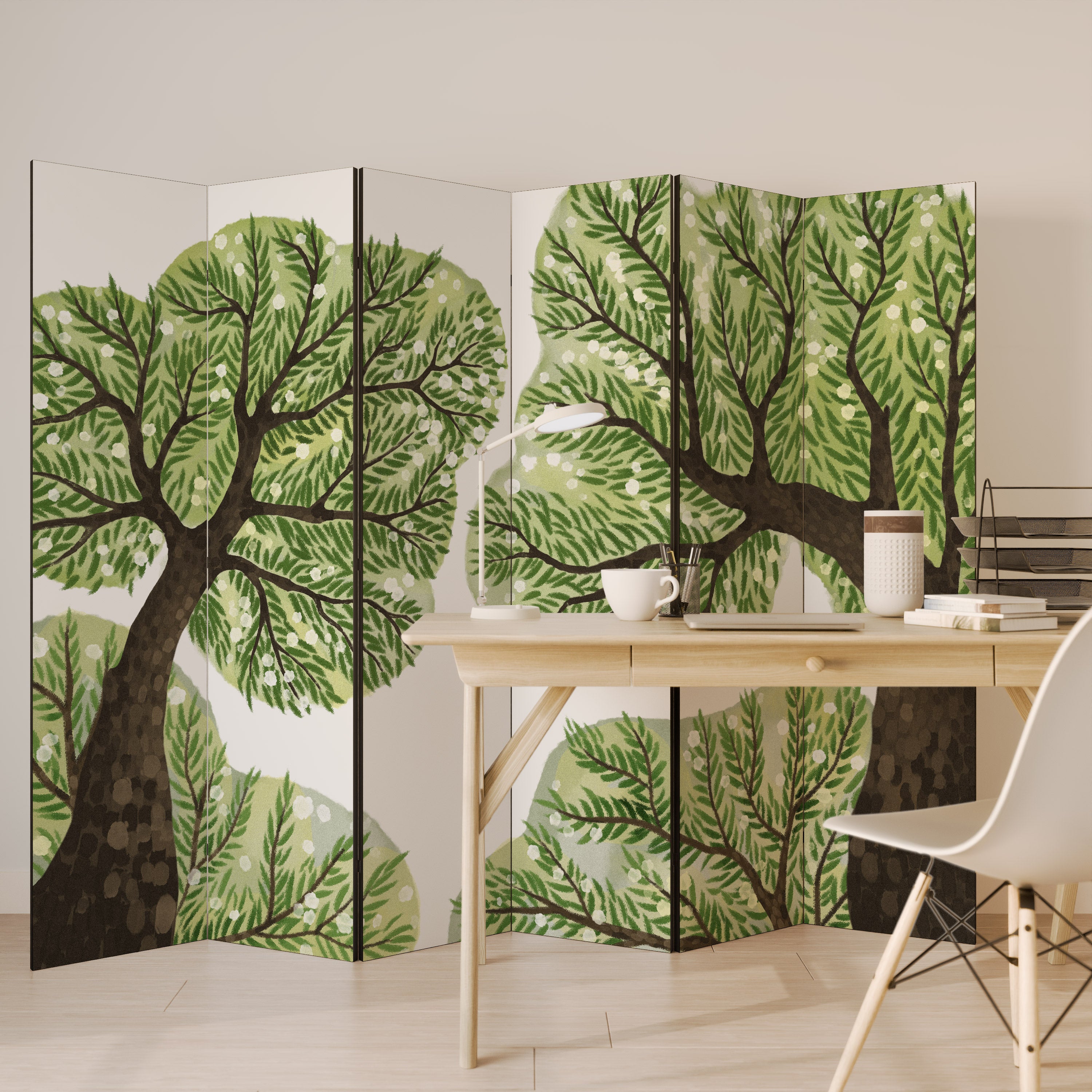 WILDERNESS DASH 6-Panel Room Divider