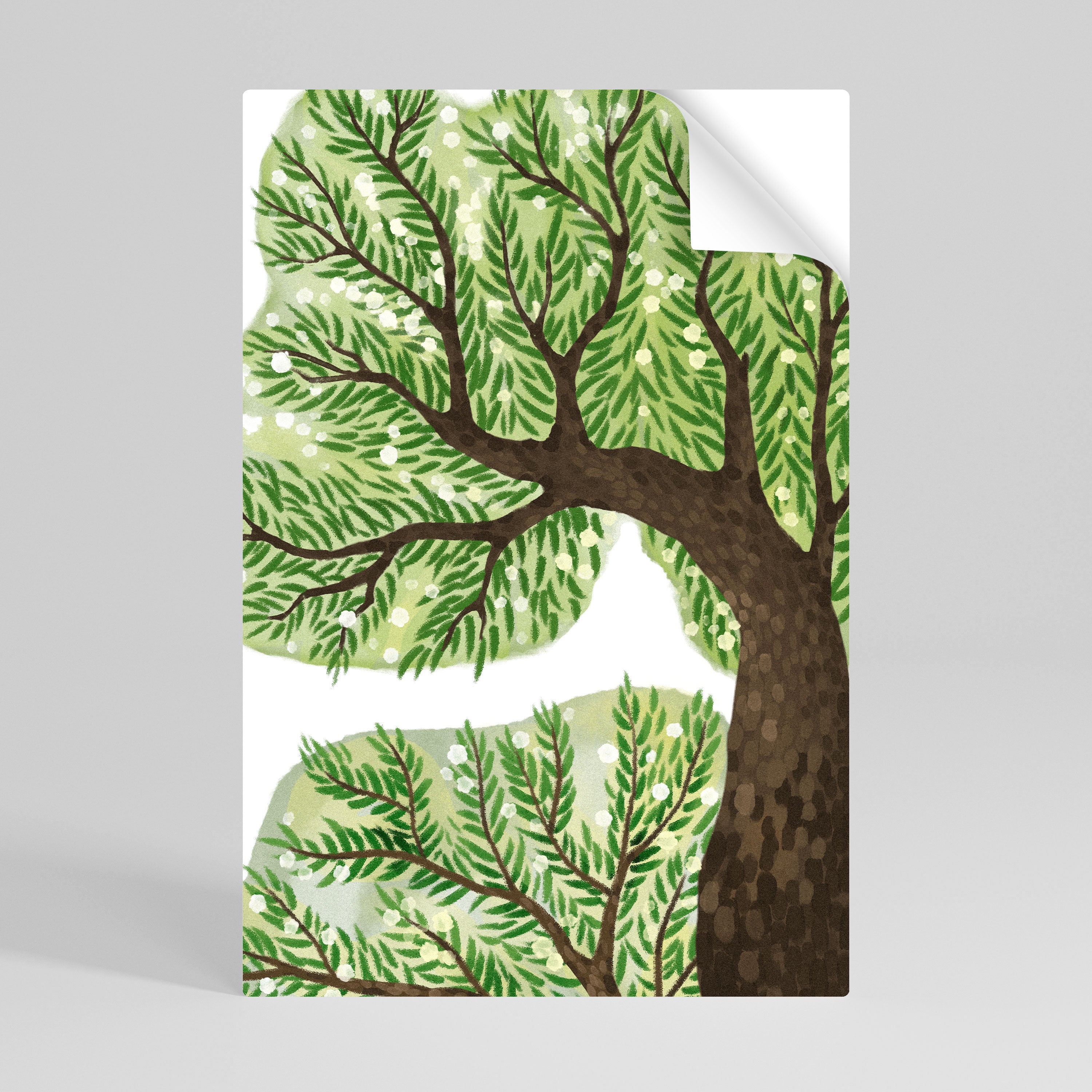 Affiche verticale autocollante WILDERNESS DASH