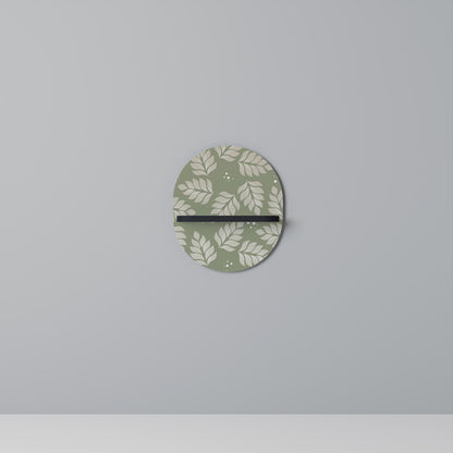 LEAVES ON GREEN Art Shelf