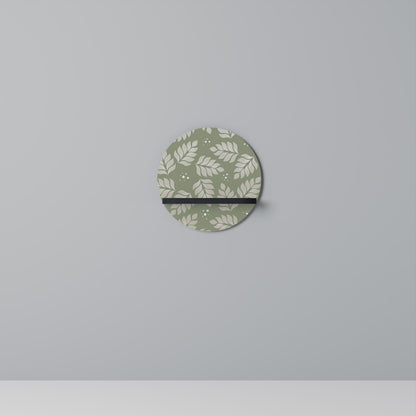 LEAVES ON GREEN Art Shelf