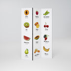 FRUIT LESSON 3-Panel Room Divider