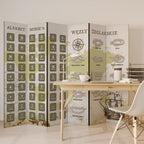 MORSE AND KNOTS 6-Panel Room Divider