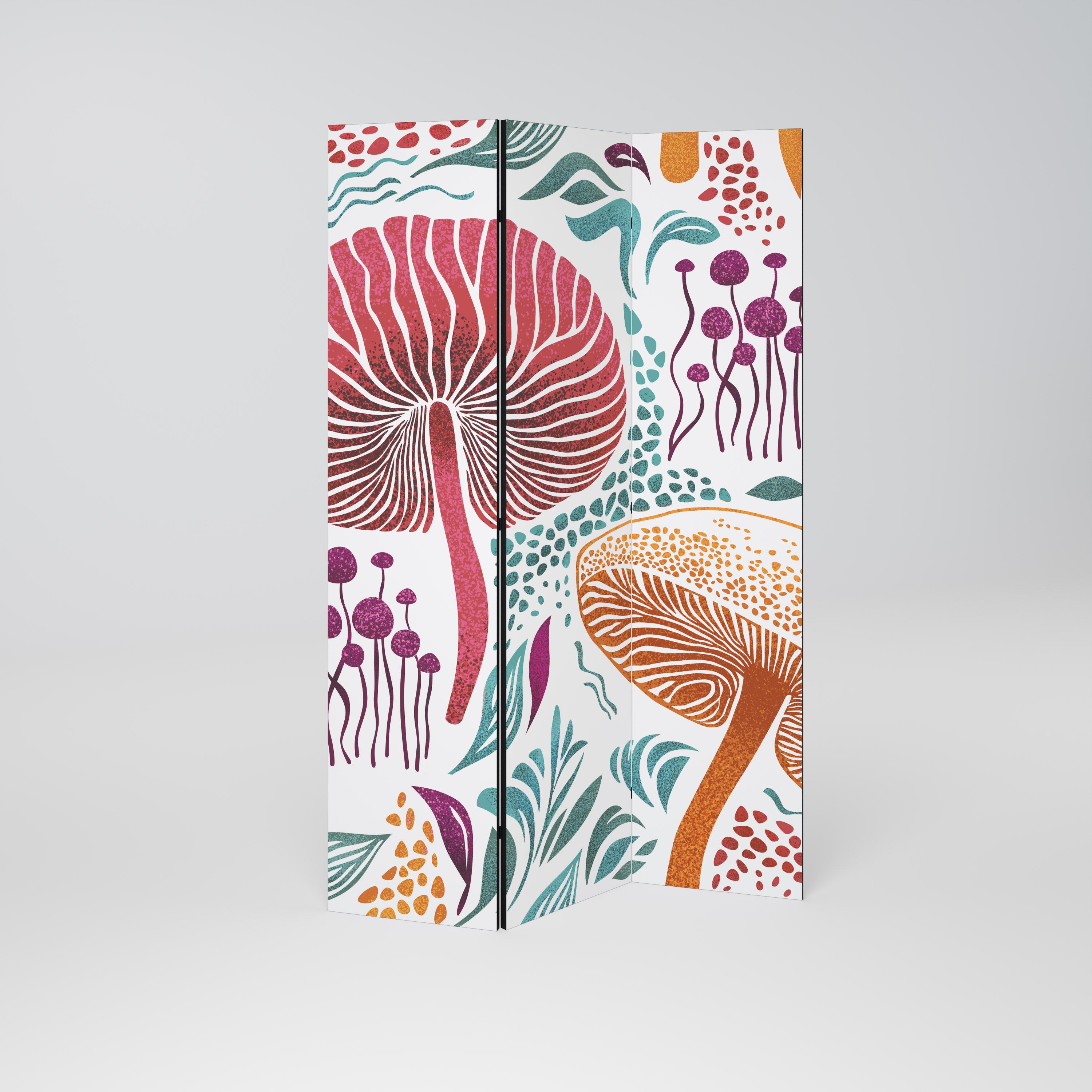 FUNGUS FANTASY 3-Panel Room Divider