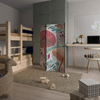 FUNGUS FANTASY 3-Panel Room Divider