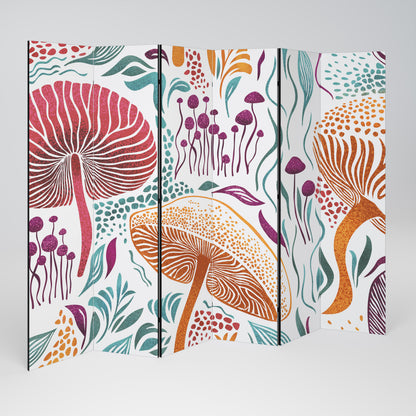 FUNGUS FANTASY 6-Panel Room Divider