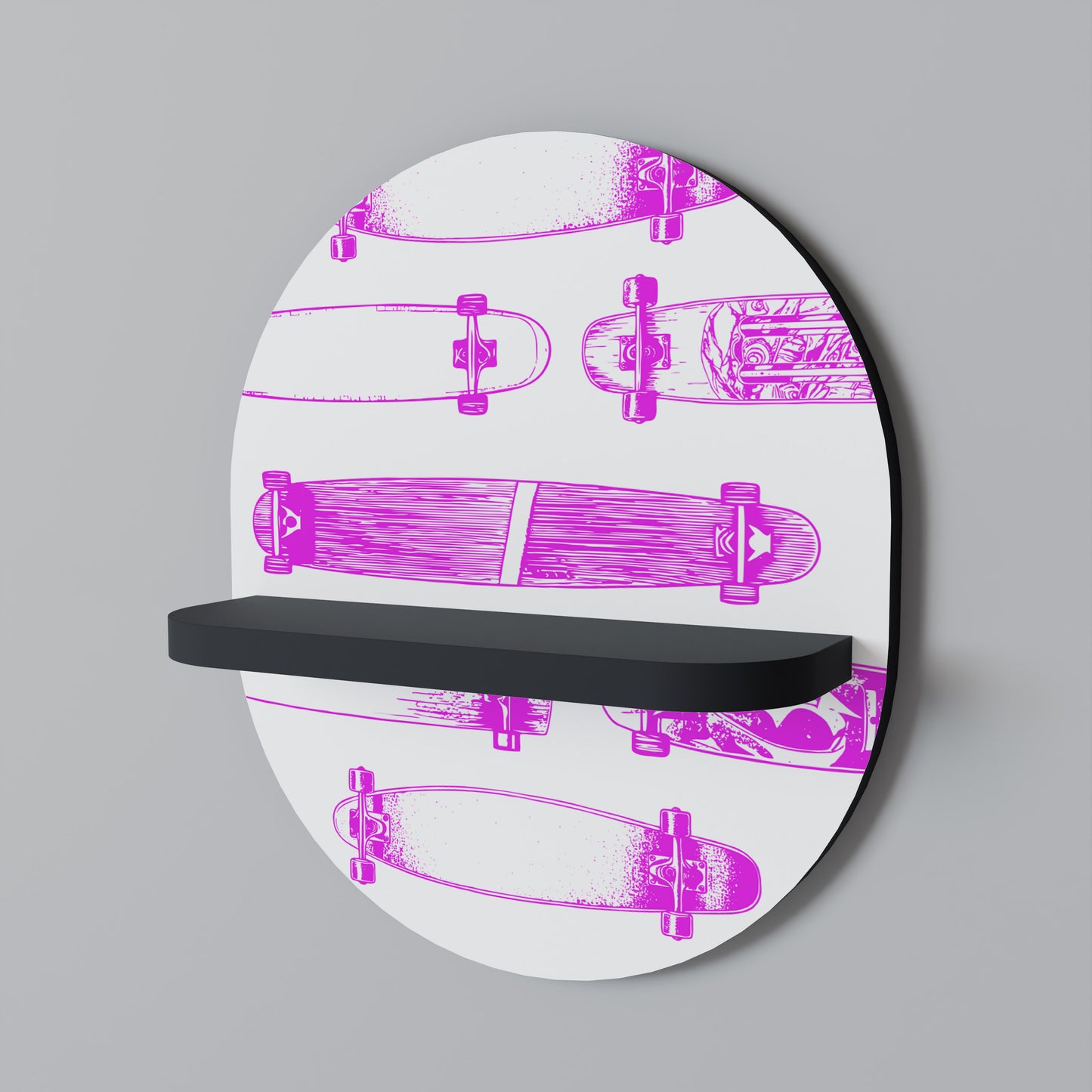 SKATEBOARD SKETCH Art Shelf