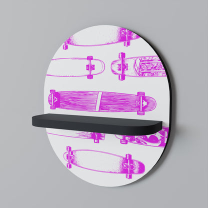 SKATEBOARD SKETCH Art Shelf