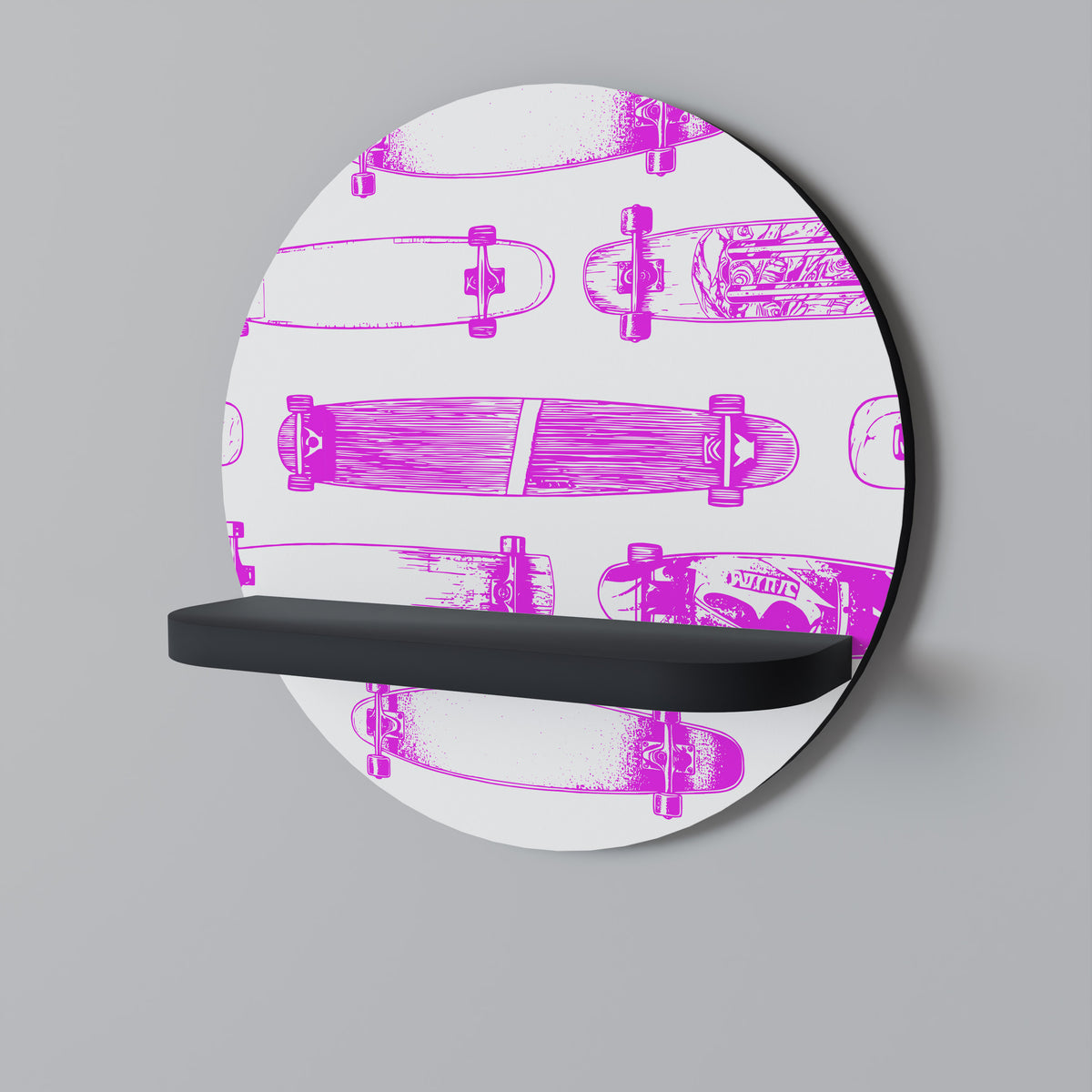 SKATEBOARD SKETCH Art Shelf
