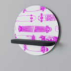 SKATEBOARD SKETCH Art Shelf