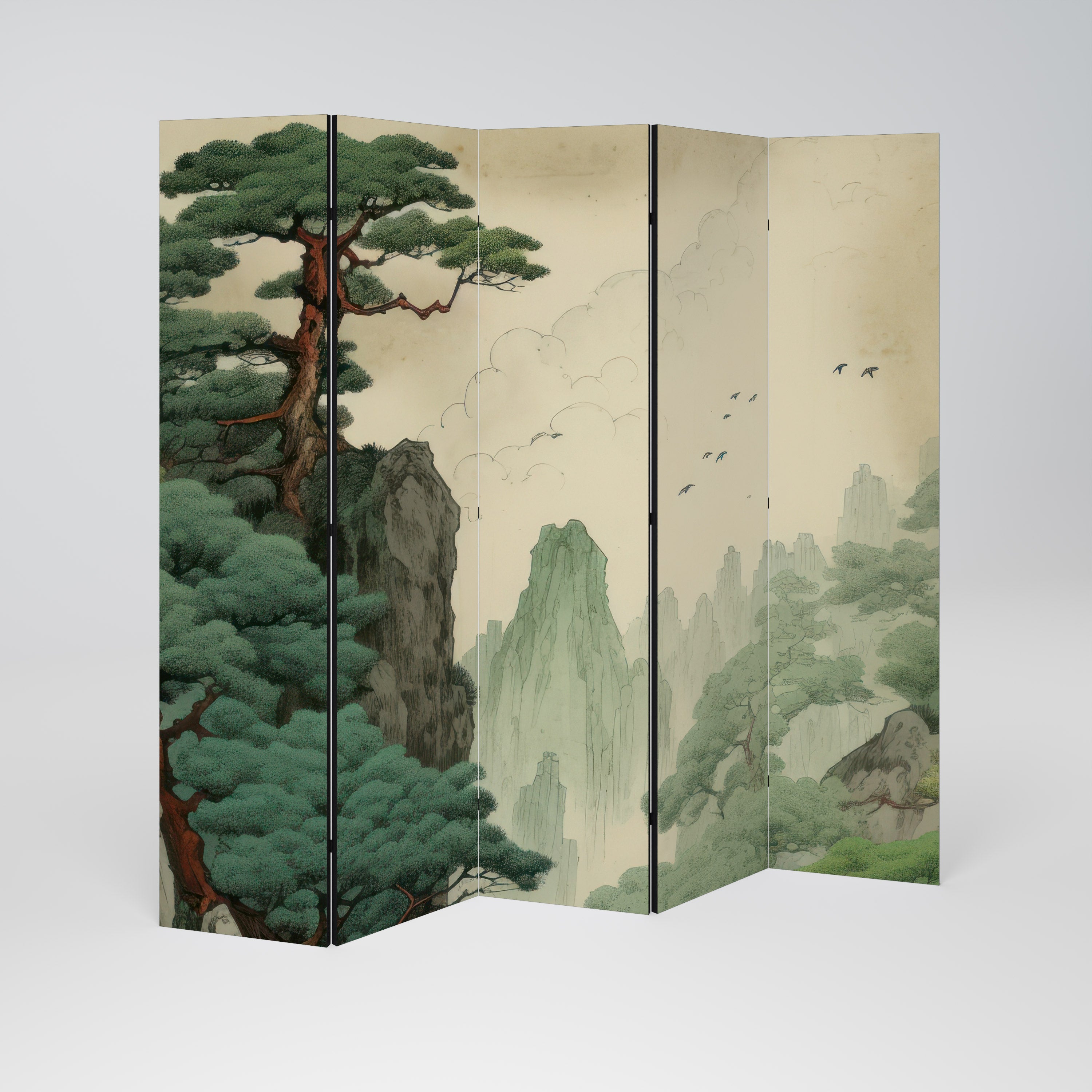 VERDURE ABYSS 5-Panel Room Divider