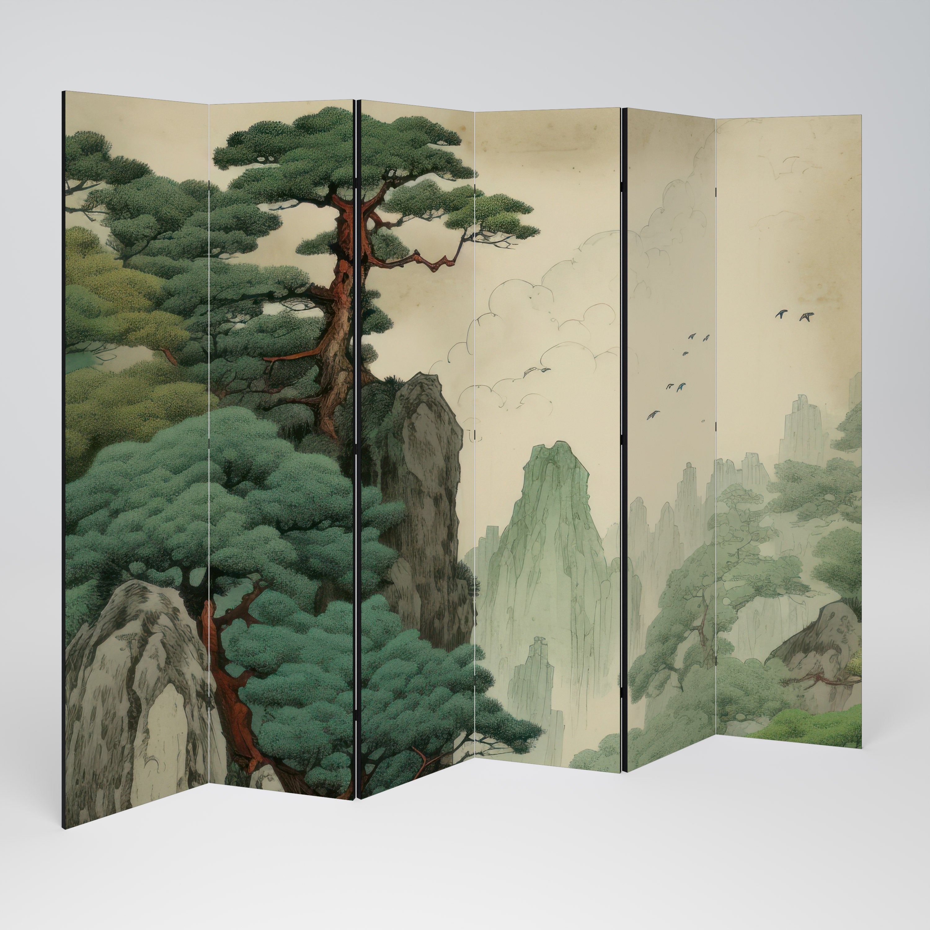 VERDURE ABYSS 6-Panel Room Divider