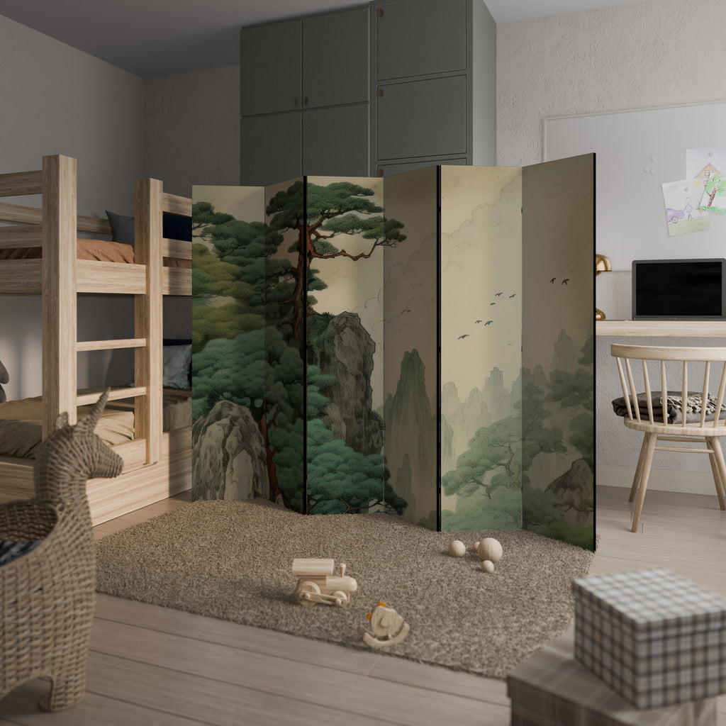 Paravent décoratif à 6 panneaux VERDURE ABYSS