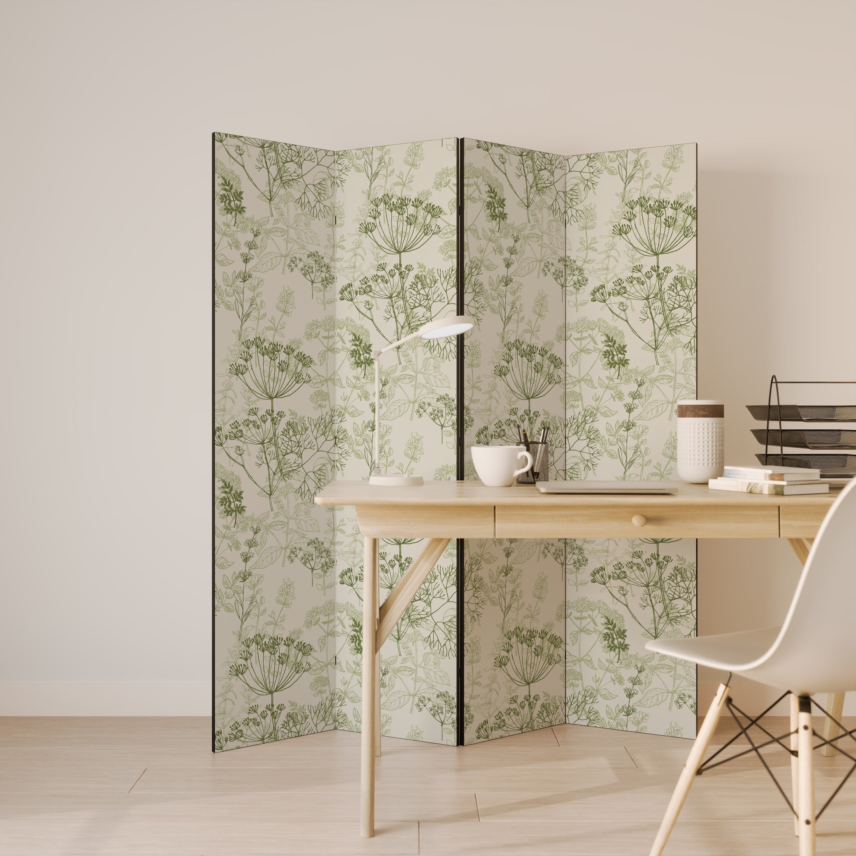 FENNEL BALDACHIN 4-Panel Room Divider