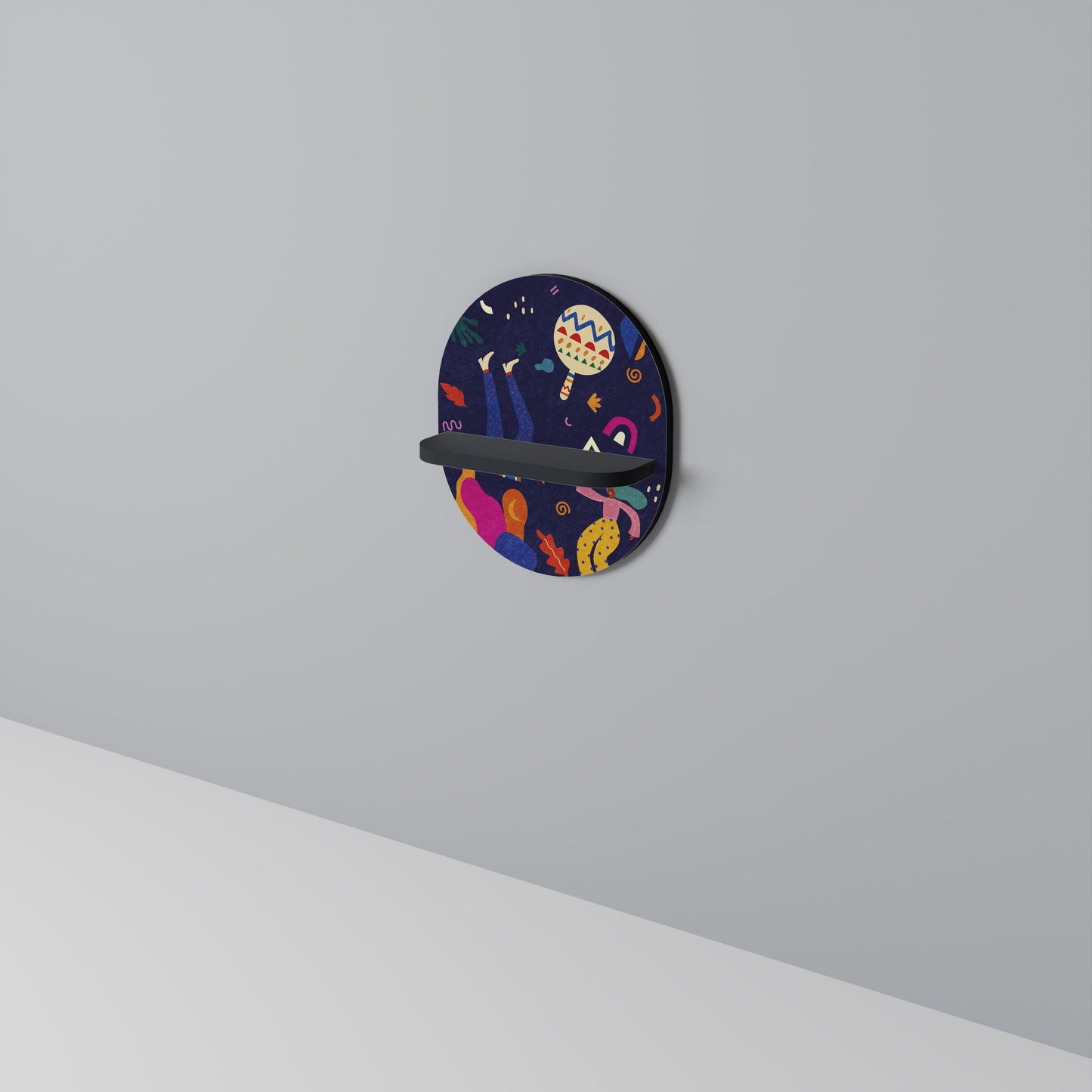 FESTIVE PLEASURES Art Shelf