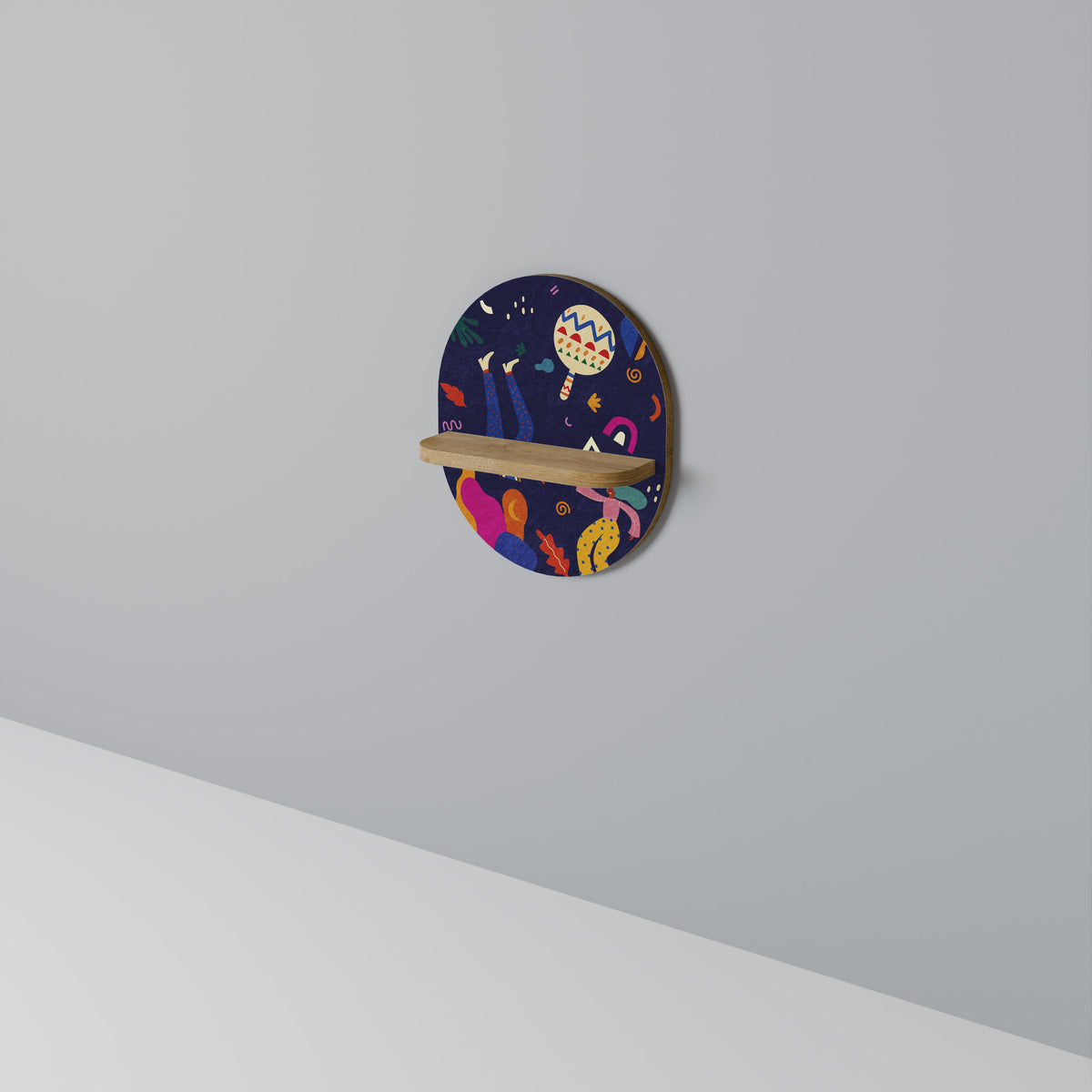 FESTIVE PLEASURES Art Shelf