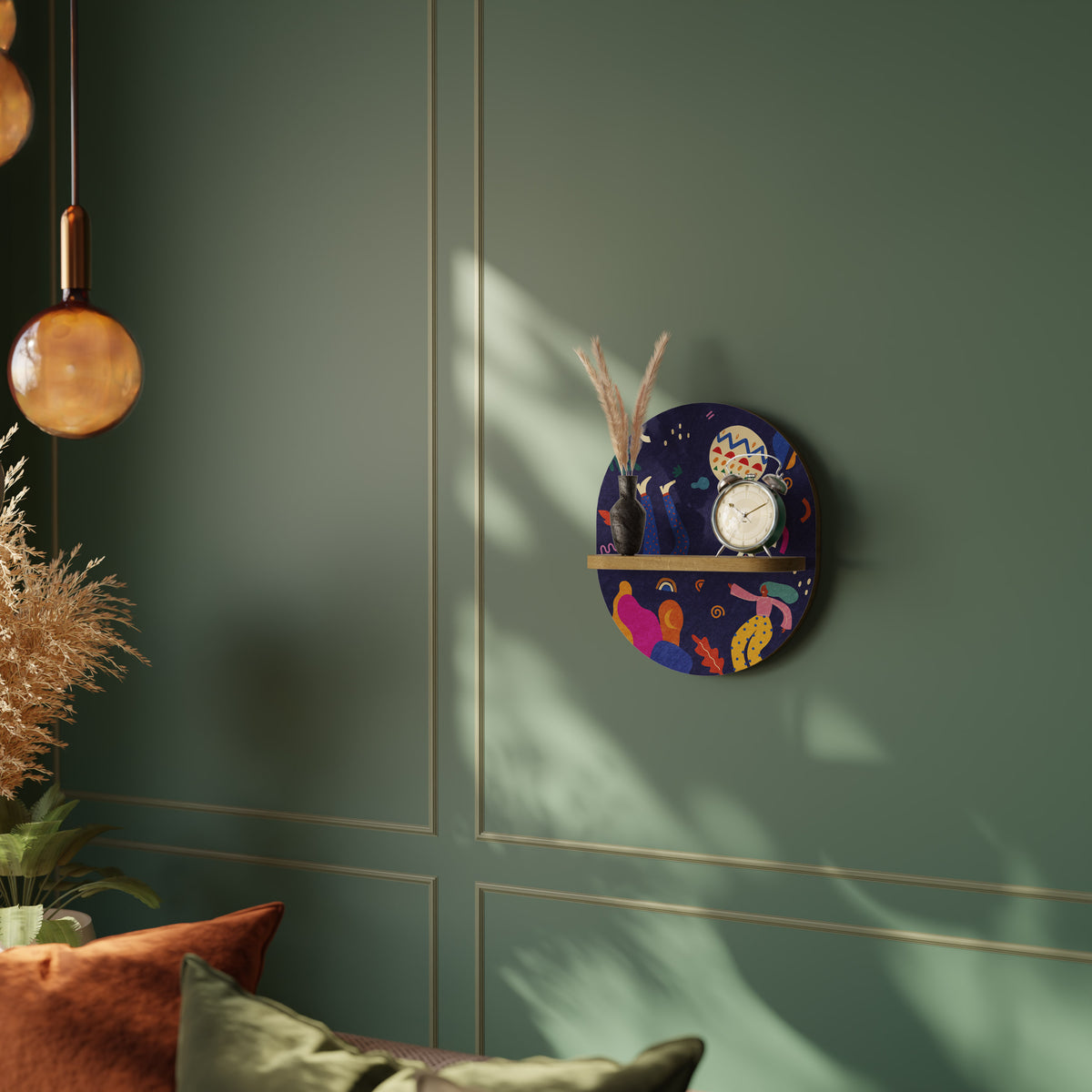 FESTIVE PLEASURES Art Shelf