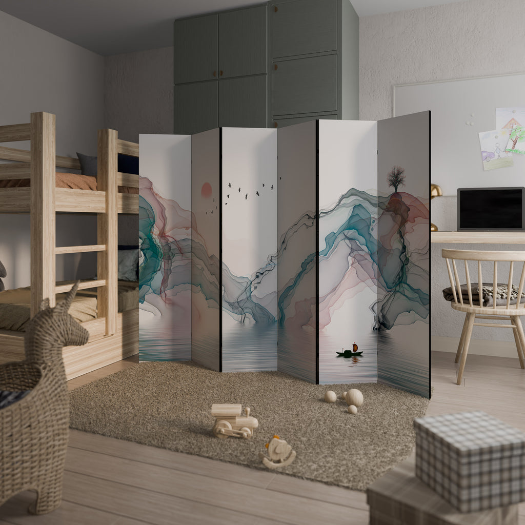 VELVET CROSSING 6-Panel Room Divider