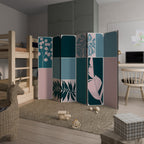 COMBINATION OF SHAPES 6-Panel Room Divider