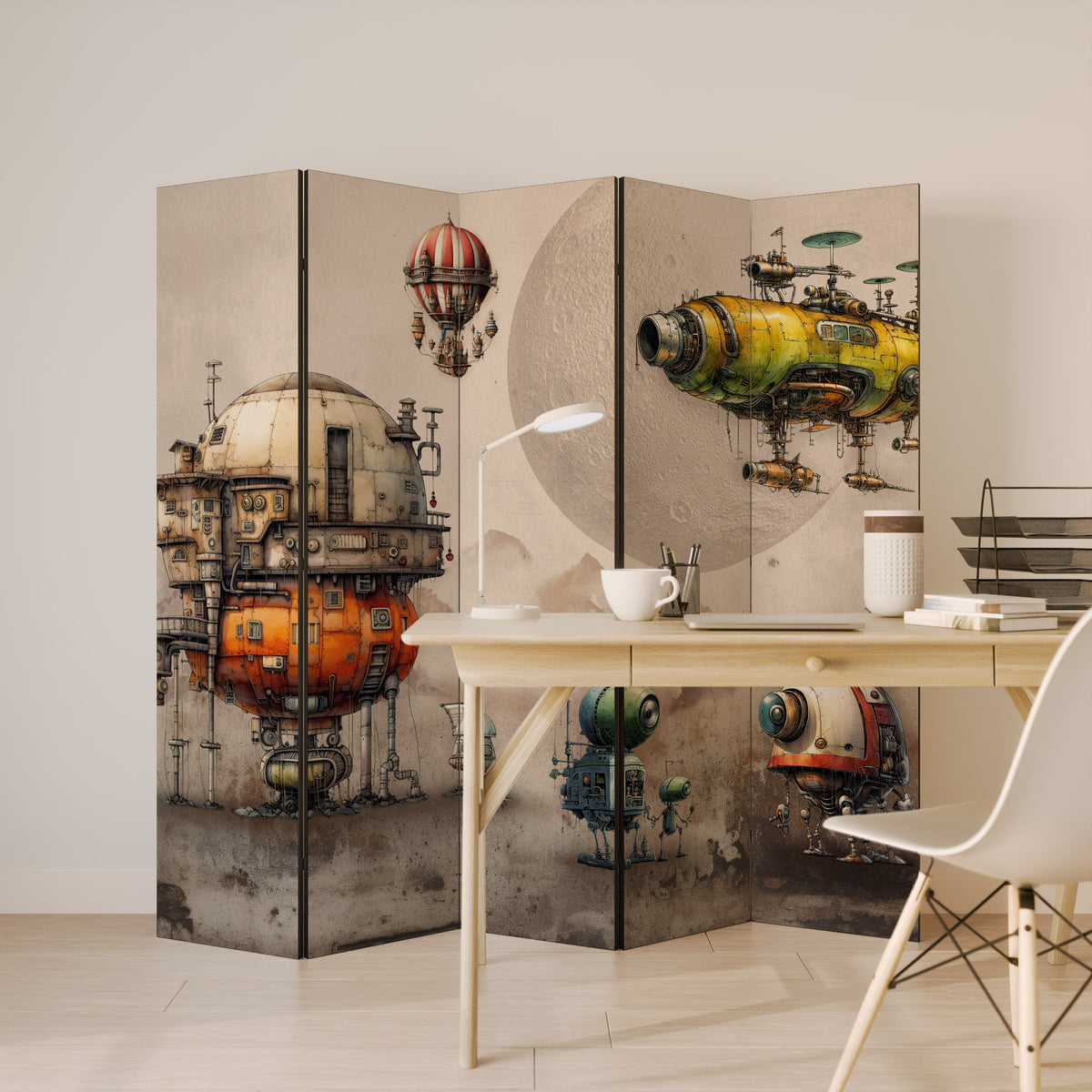 MACHINARIUM MACHINES 5-Panel Room Divider