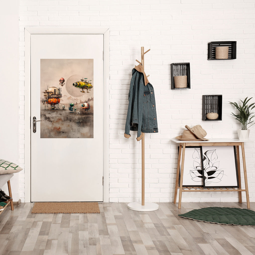 Affiche verticale autocollante « MACHINARIUM MACHINES »