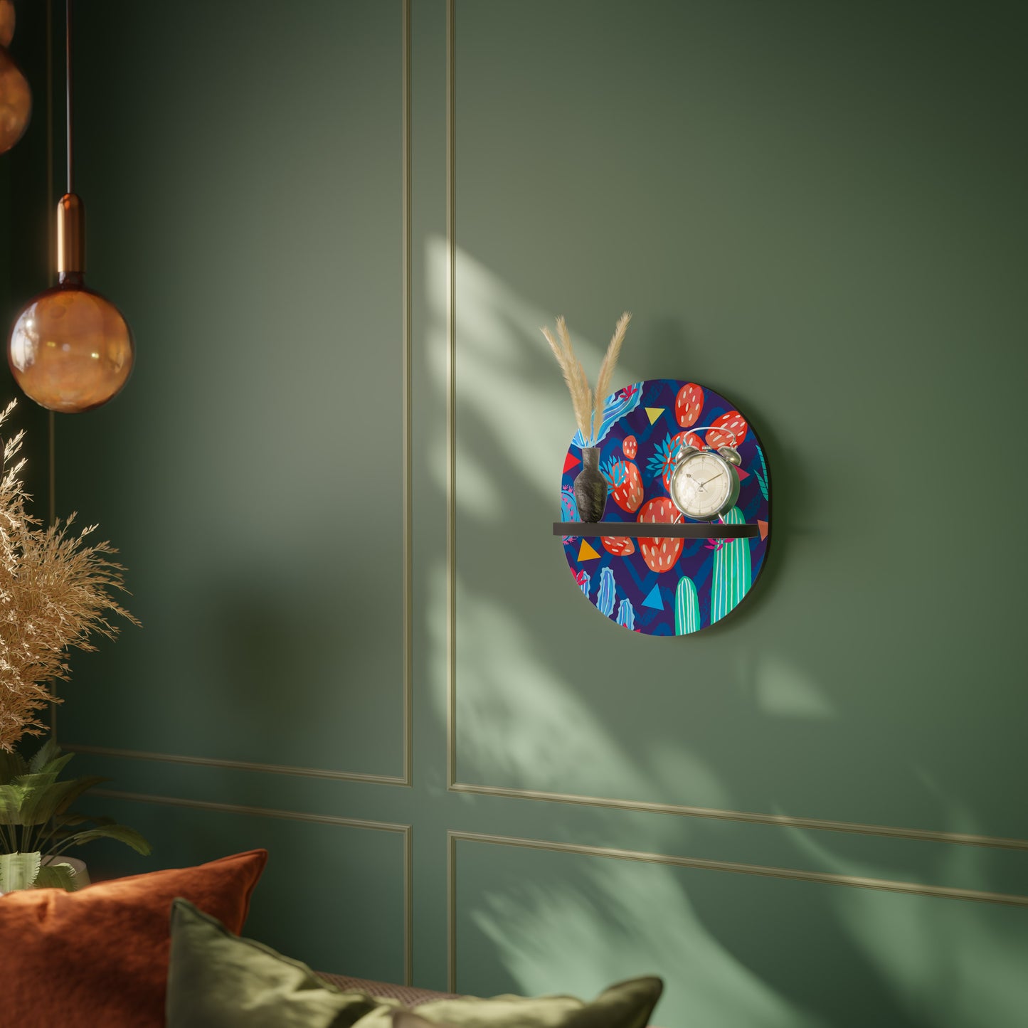 CACTUS VIBES Art Shelf