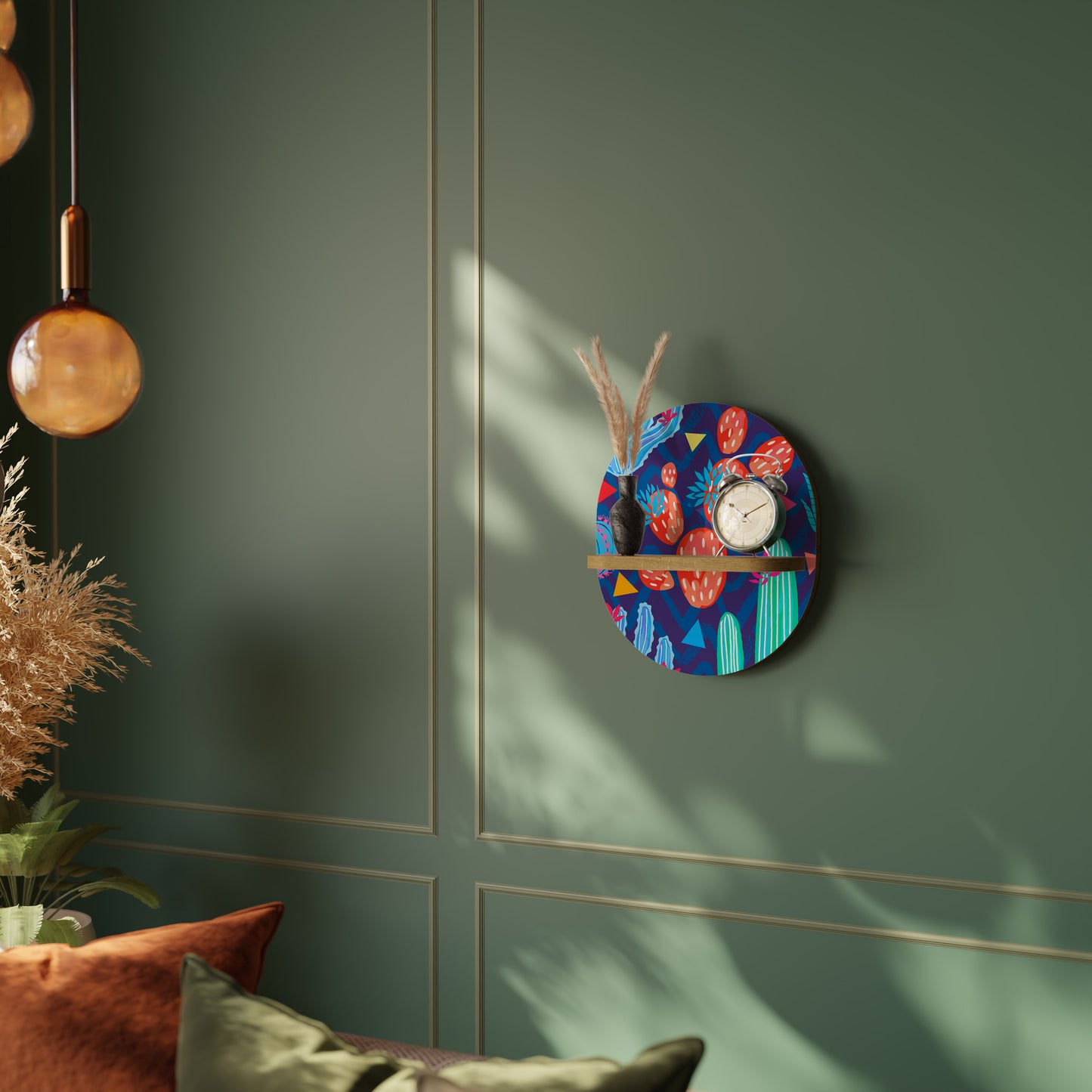 CACTUS VIBES Art Shelf