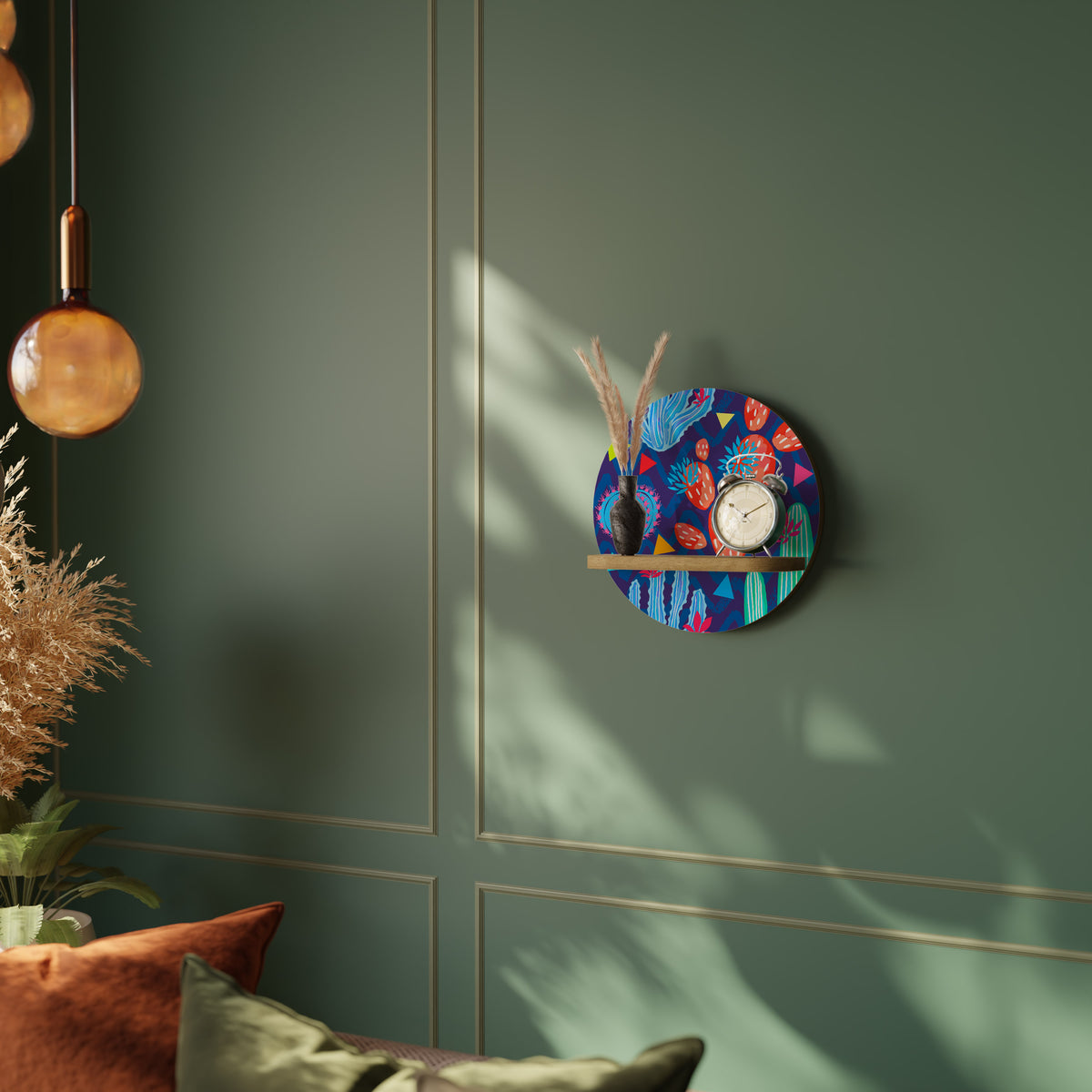 CACTUS VIBES Art Shelf