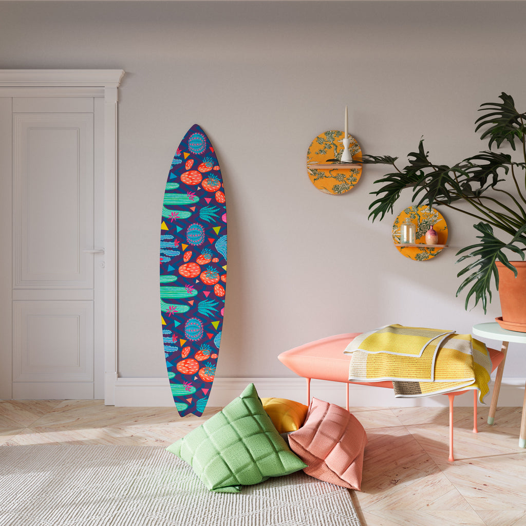 CACTUS VIBES Surfboard Decorative Panel