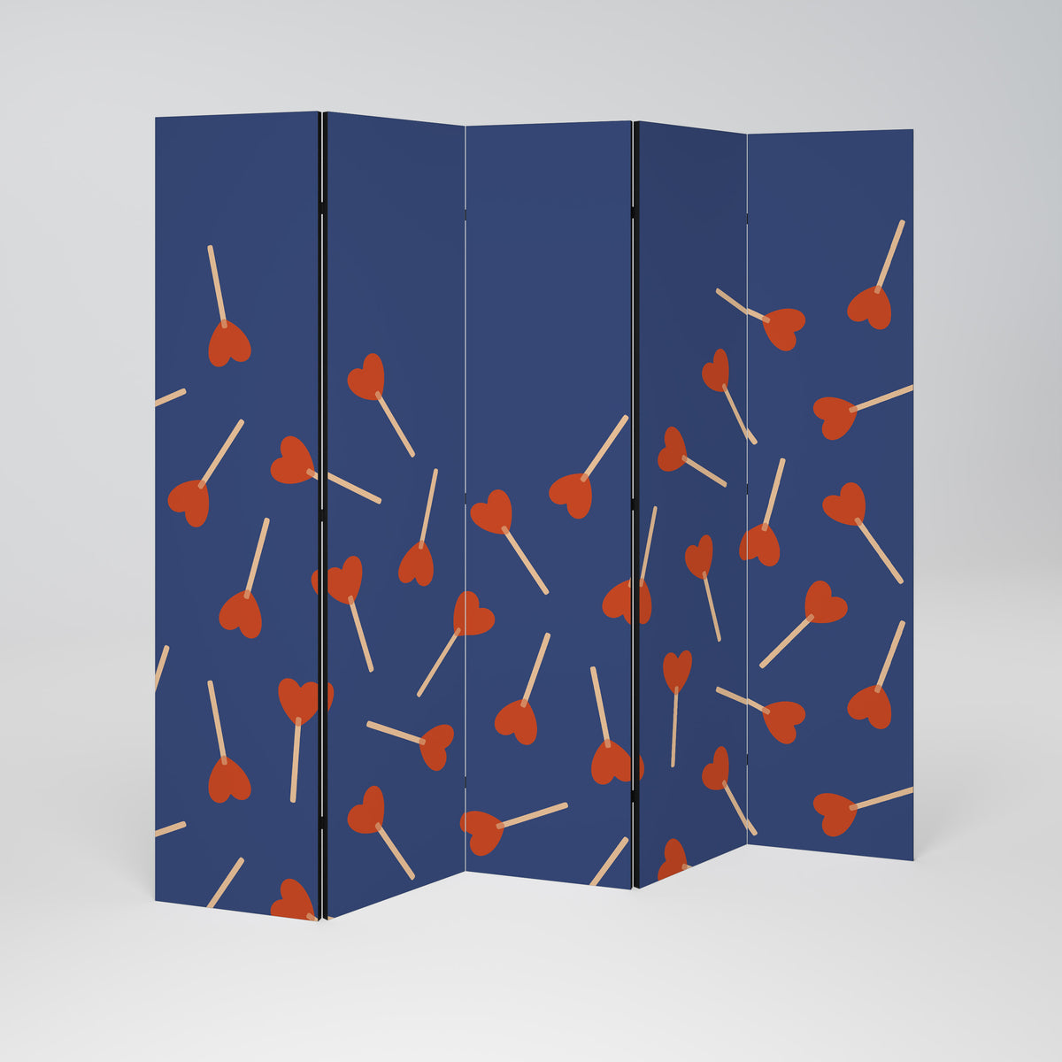 SWEET LOVE 5-Panel Room Divider