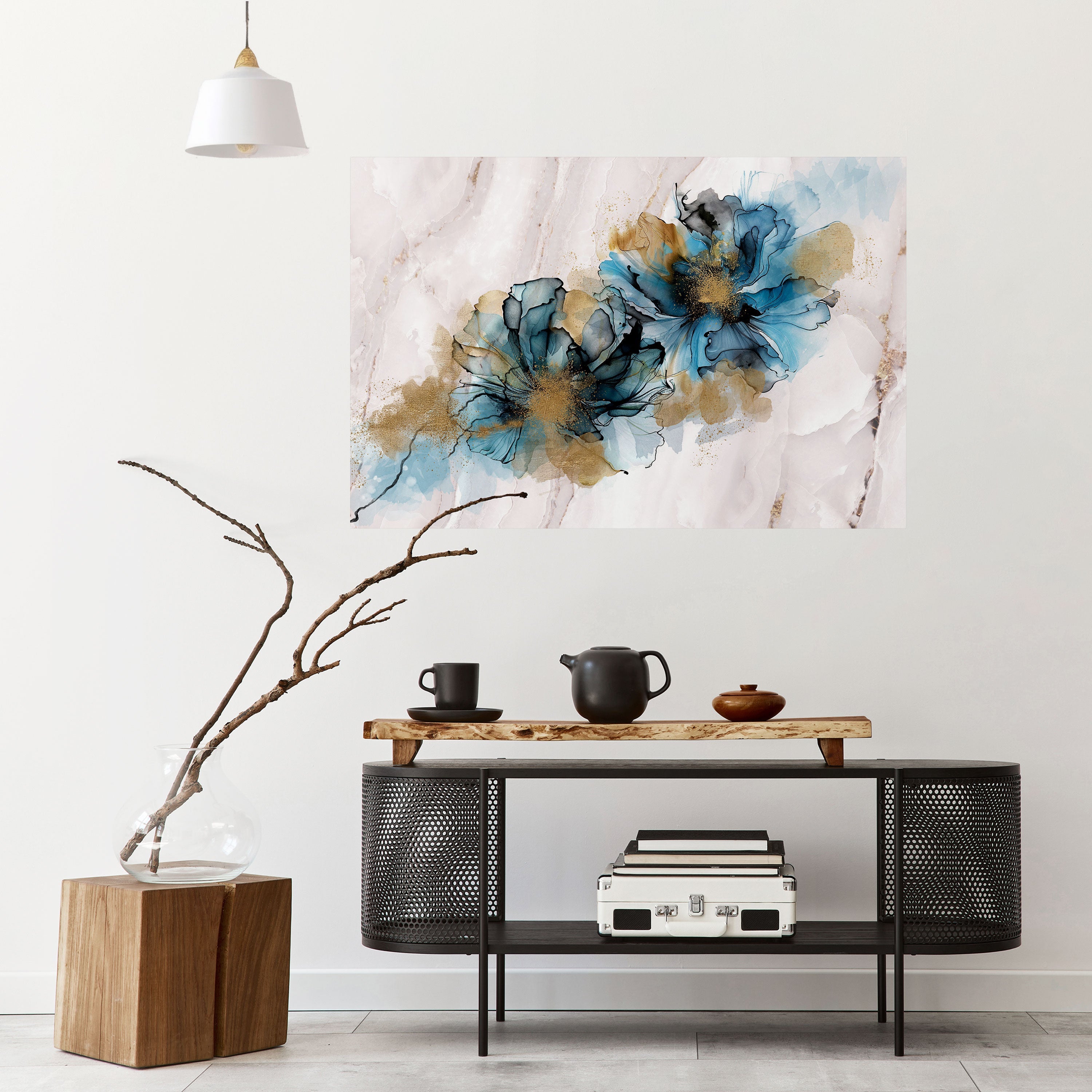 Affiche horizontale autocollante ÉLÉGANCE ÉCLABOUSSÉE