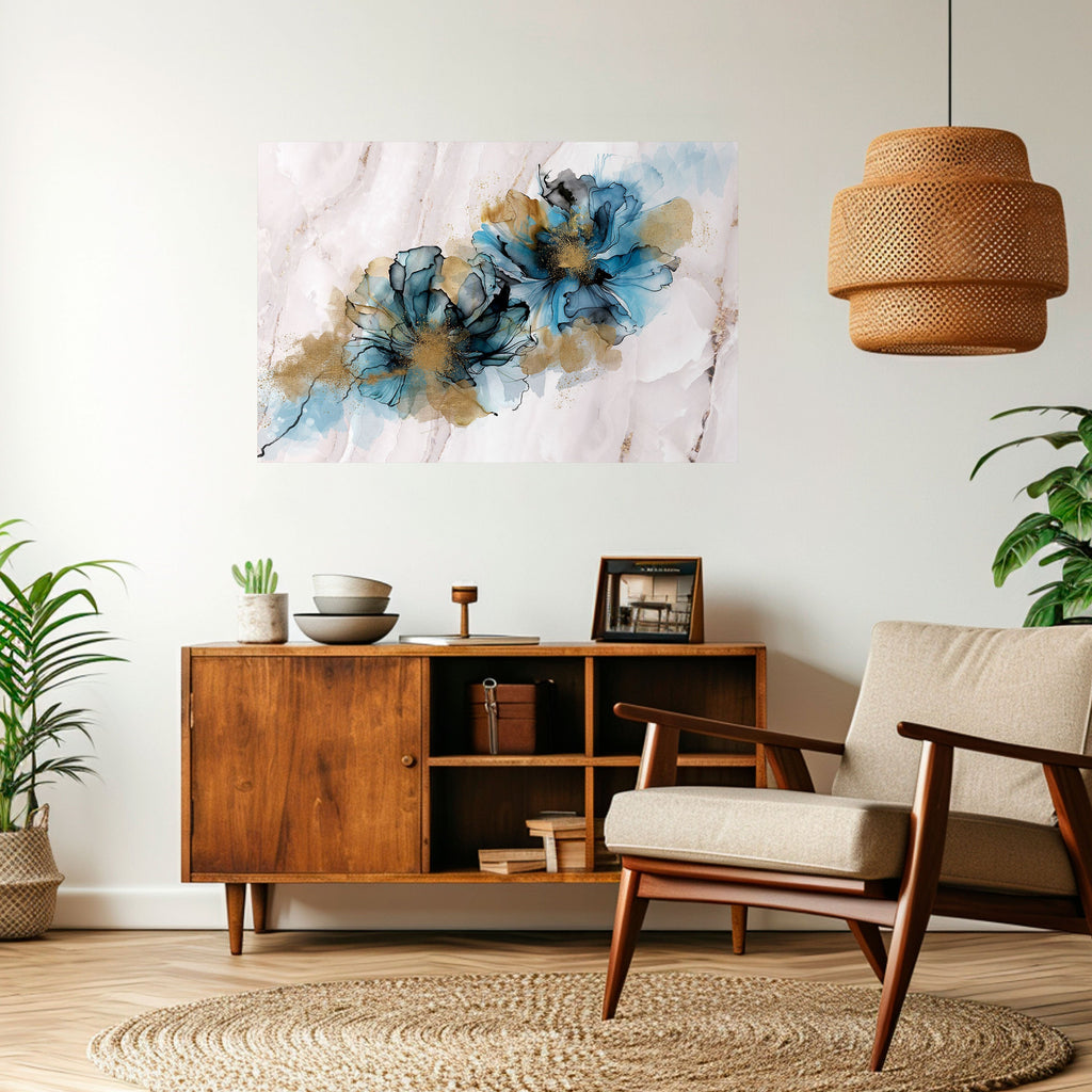 Affiche horizontale autocollante ÉLÉGANCE ÉCLABOUSSÉE