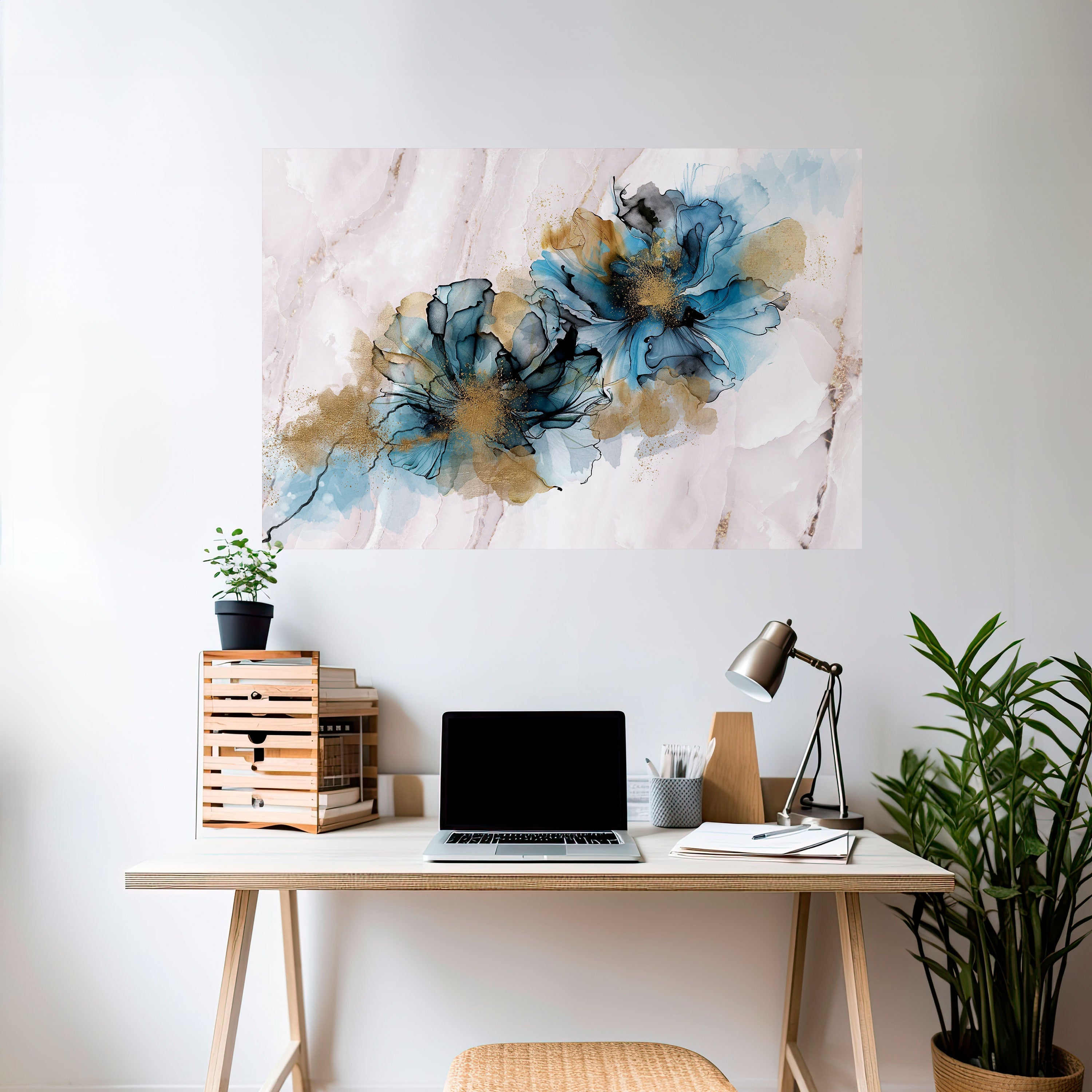 Affiche horizontale autocollante ÉLÉGANCE ÉCLABOUSSÉE