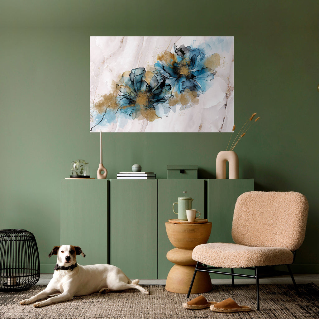 Affiche horizontale autocollante ÉLÉGANCE ÉCLABOUSSÉE