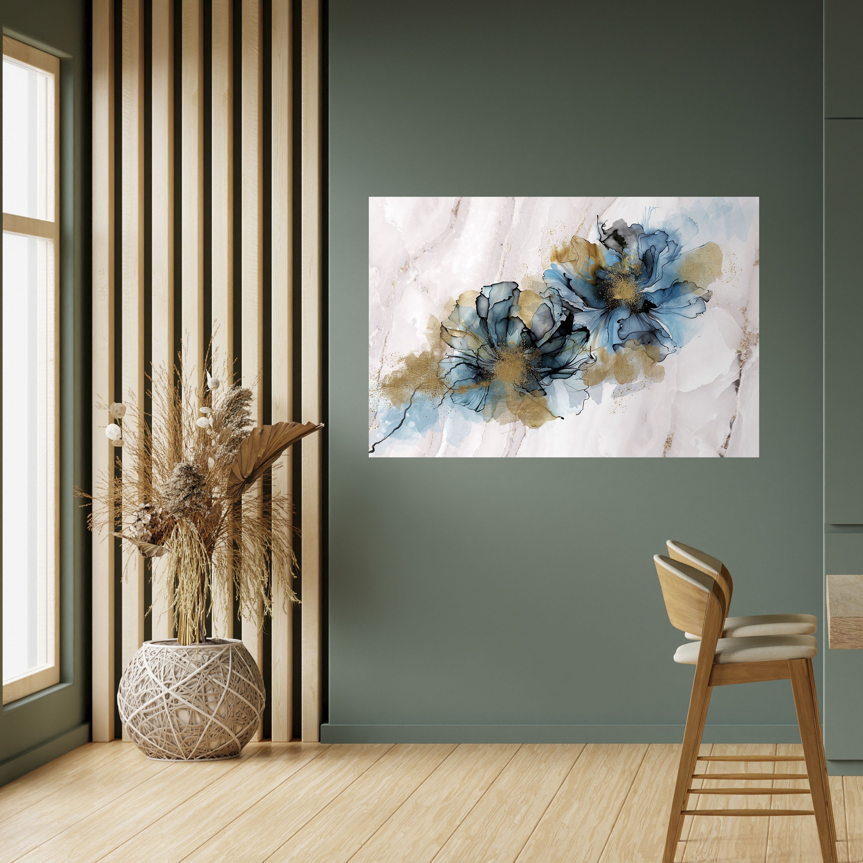 Affiche horizontale autocollante ÉLÉGANCE ÉCLABOUSSÉE