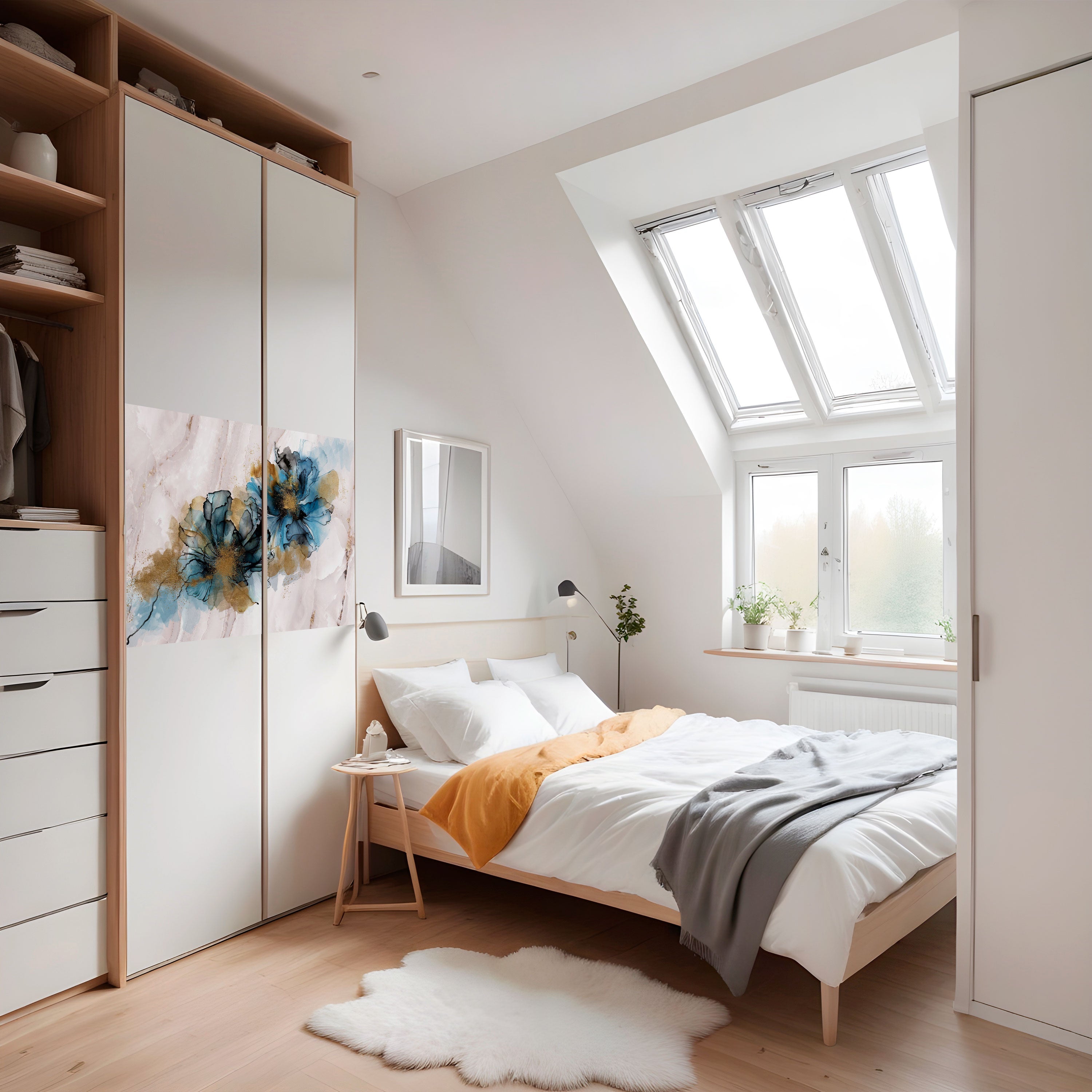 Affiche horizontale autocollante ÉLÉGANCE ÉCLABOUSSÉE